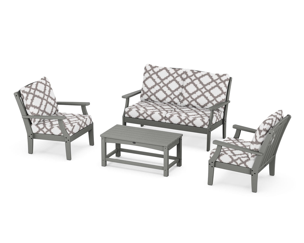Trex Yacht Club 4-Piece Deep Seating Chair Set