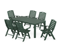 Thumbnail for Trex Yacht Club Highback Chair 7-Piece Parsons Dining Set