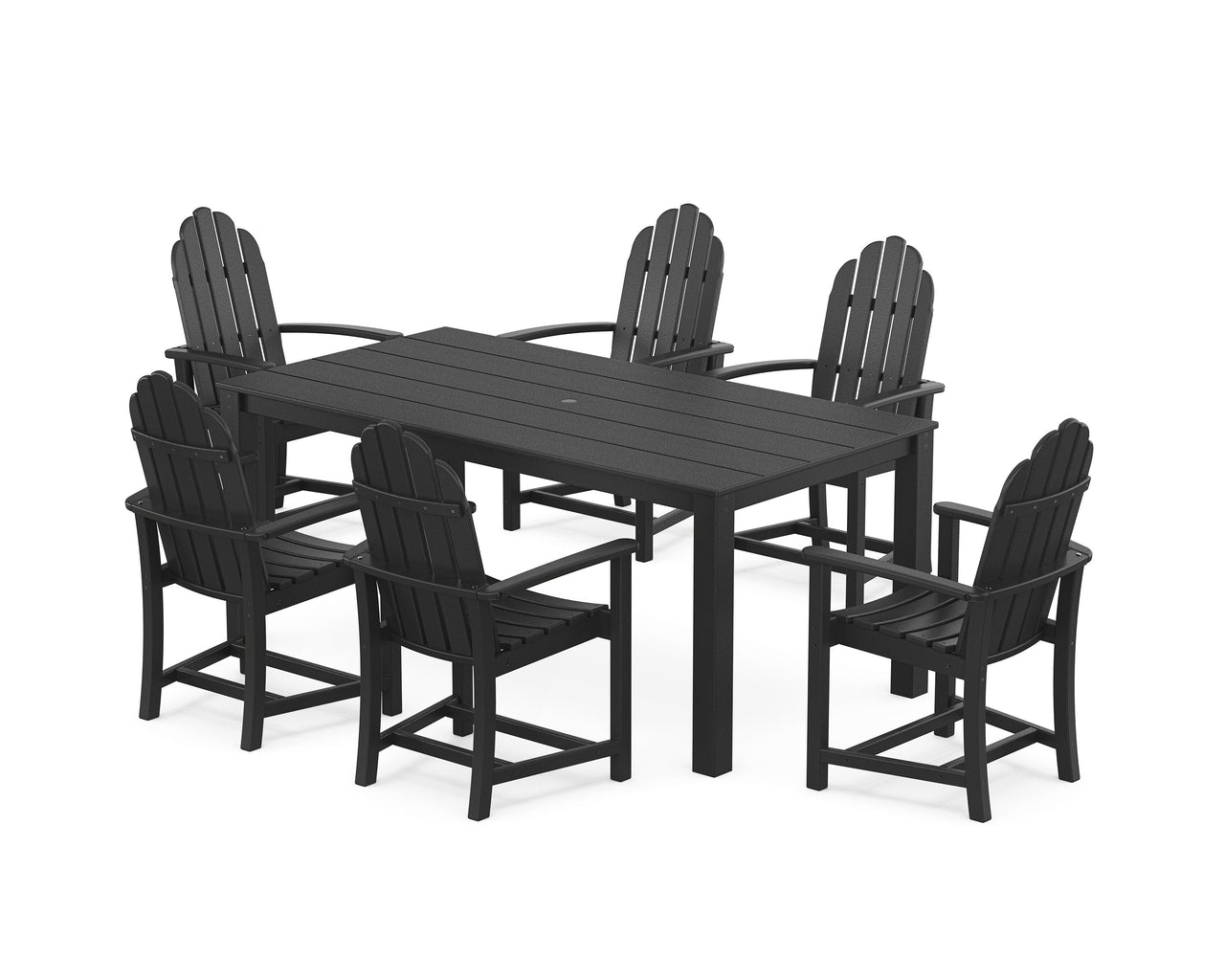 Trex Cape Cod Adirondack 7-Piece Parsons Dining Set
