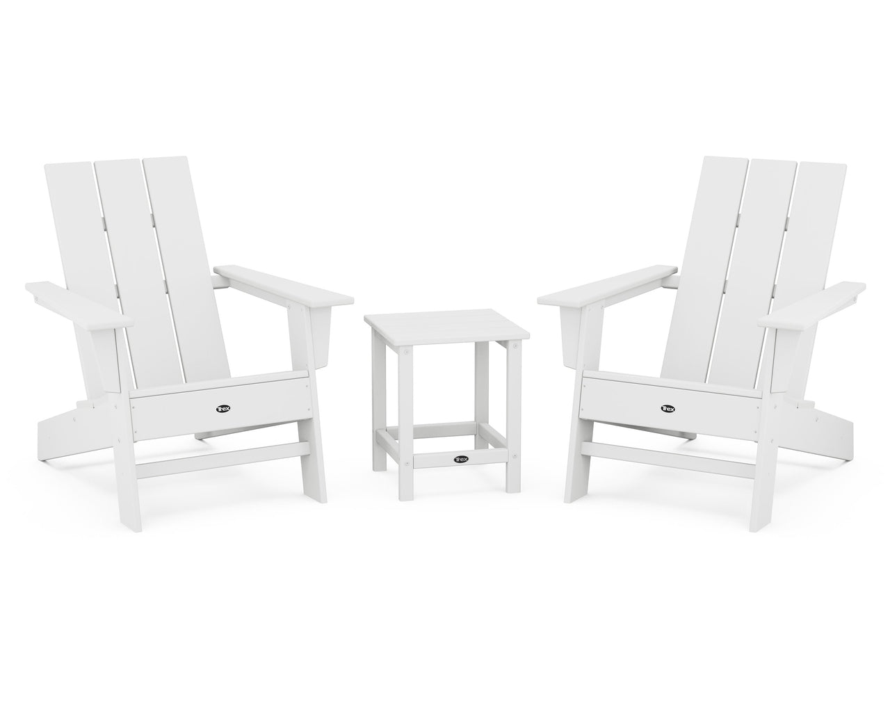 Trex Eastport 3-Piece Modern Adirondack Set