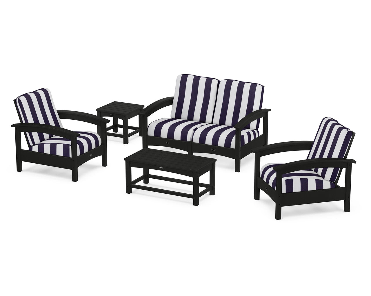 Trex Rockport Club 6-Piece Deep Seating Conversation Set