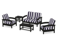 Thumbnail for Trex Rockport Club 6-Piece Deep Seating Conversation Set