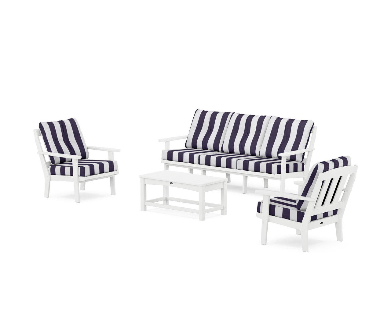 Trex Cape Cod 4-Piece Deep Seating Set with Sofa