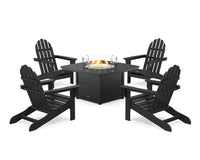 Thumbnail for Trex Cape Cod Adirondack 5-Piece Set with Yacht Club Fire Pit Table