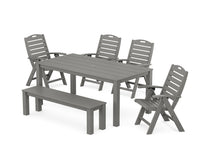 Thumbnail for Trex Yacht Club Highback Chair 6-Piece Parsons Dining Set with Bench
