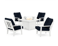 Thumbnail for Trex Cape Cod 5-Piece Deep Seating Set with Fire Pit Table