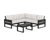 Thumbnail for Trex Eastport 6-Piece Deep Seating Sectional + Coffee Table Set