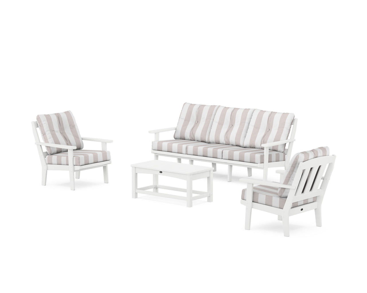 Trex Cape Cod 4-Piece Deep Seating Set with Sofa