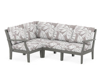 Thumbnail for Trex Yacht Club Modular 4-Piece Deep Seating Set