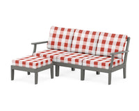 Thumbnail for Trex Yacht Club Modular 4-Piece Deep Seating Set with Ottoman
