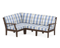 Thumbnail for Trex Yacht Club Modular 4-Piece Deep Seating Set