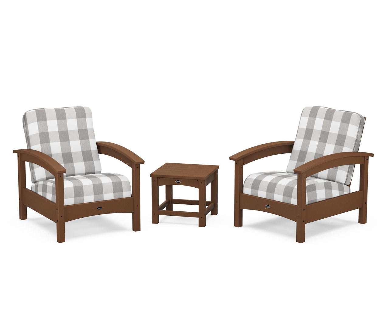 Trex Rockport Club 3-Piece Deep Seating Conversation Set