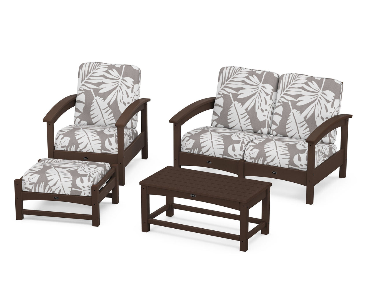 Trex Rockport 4-Piece Deep Seating Conversation Group