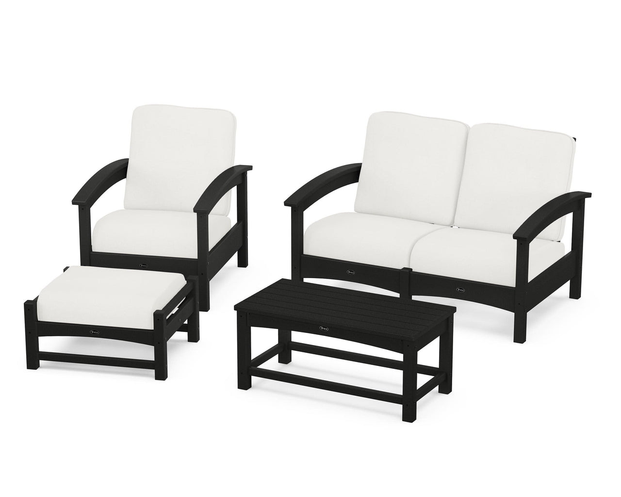 Trex Rockport 4-Piece Deep Seating Conversation Group