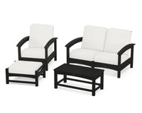 Thumbnail for Trex Rockport 4-Piece Deep Seating Conversation Group