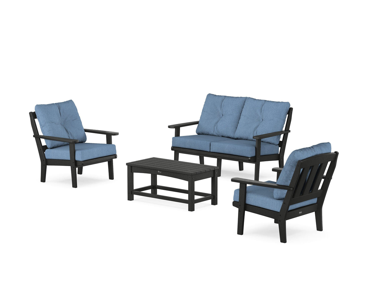 Trex Cape Cod 4-Piece Deep Seating Set with Loveseat