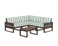 Thumbnail for Trex Eastport 6-Piece Deep Seating Sectional + Coffee Table Set