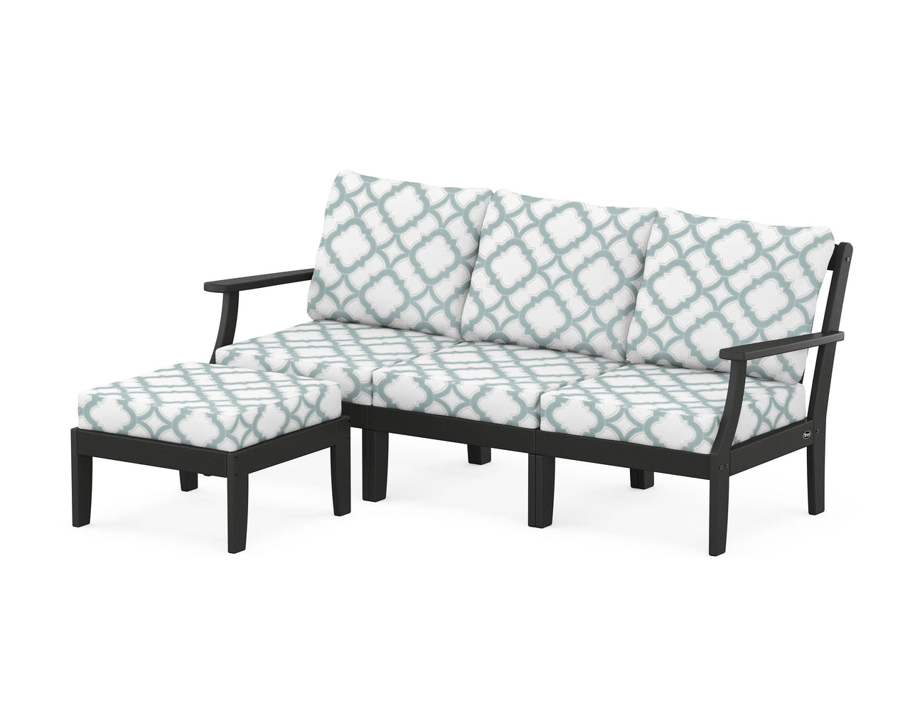 Trex Yacht Club Modular 4-Piece Deep Seating Set with Ottoman