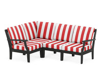 Thumbnail for Trex Yacht Club Modular 4-Piece Deep Seating Set