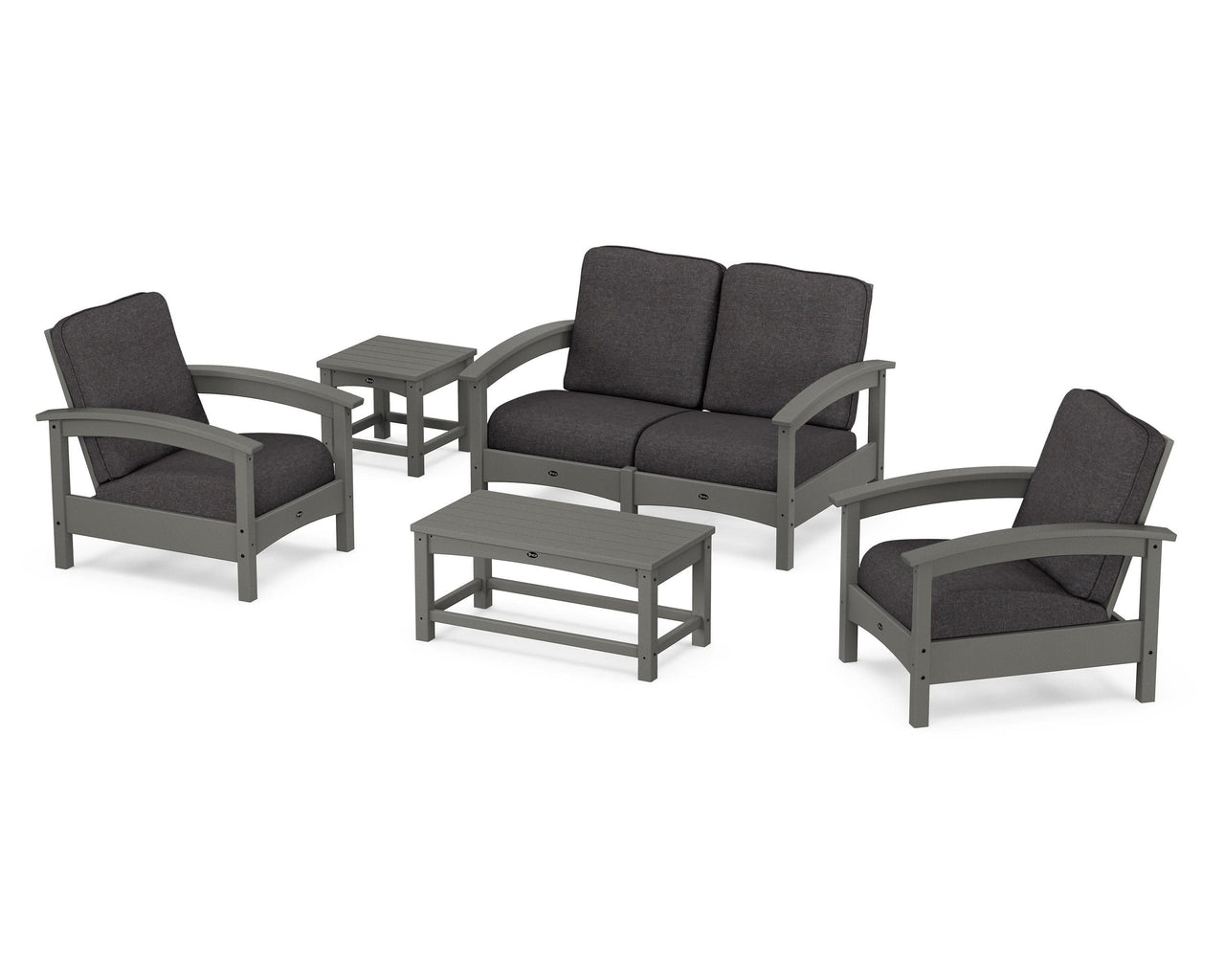 Trex Rockport Club 6-Piece Deep Seating Conversation Set