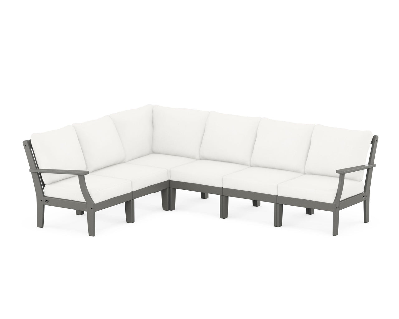 Trex Yacht Club Modular 6-Piece Deep Seating Set - Sand Castle