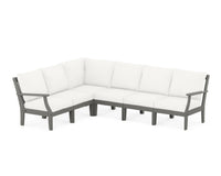Thumbnail for Trex Yacht Club Modular 6-Piece Deep Seating Set - Sand Castle