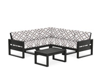 Thumbnail for Trex Eastport 6-Piece Deep Seating Sectional + Coffee Table Set