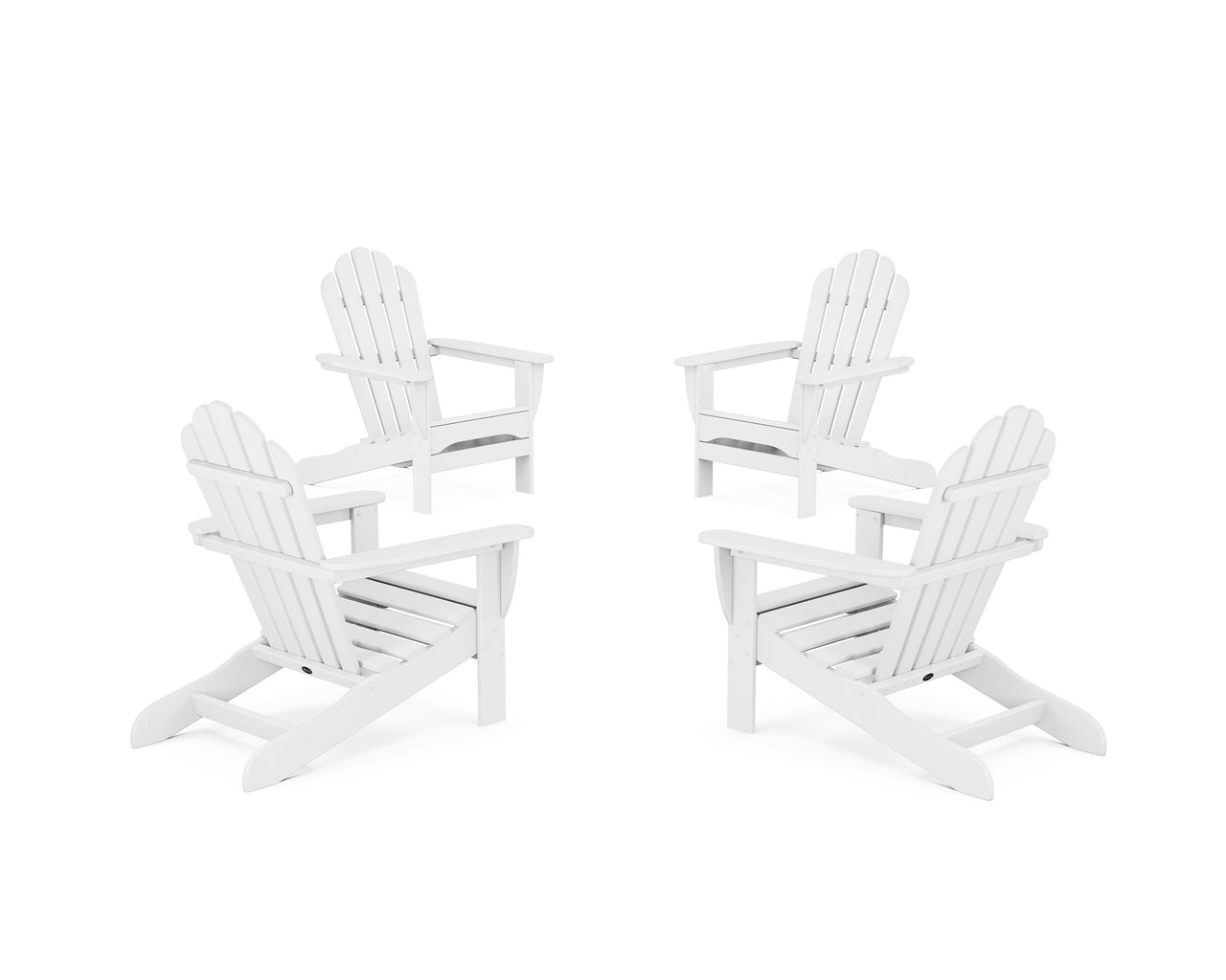 Trex 4-Piece Monterey Bay Adirondack Chair Conversation Set