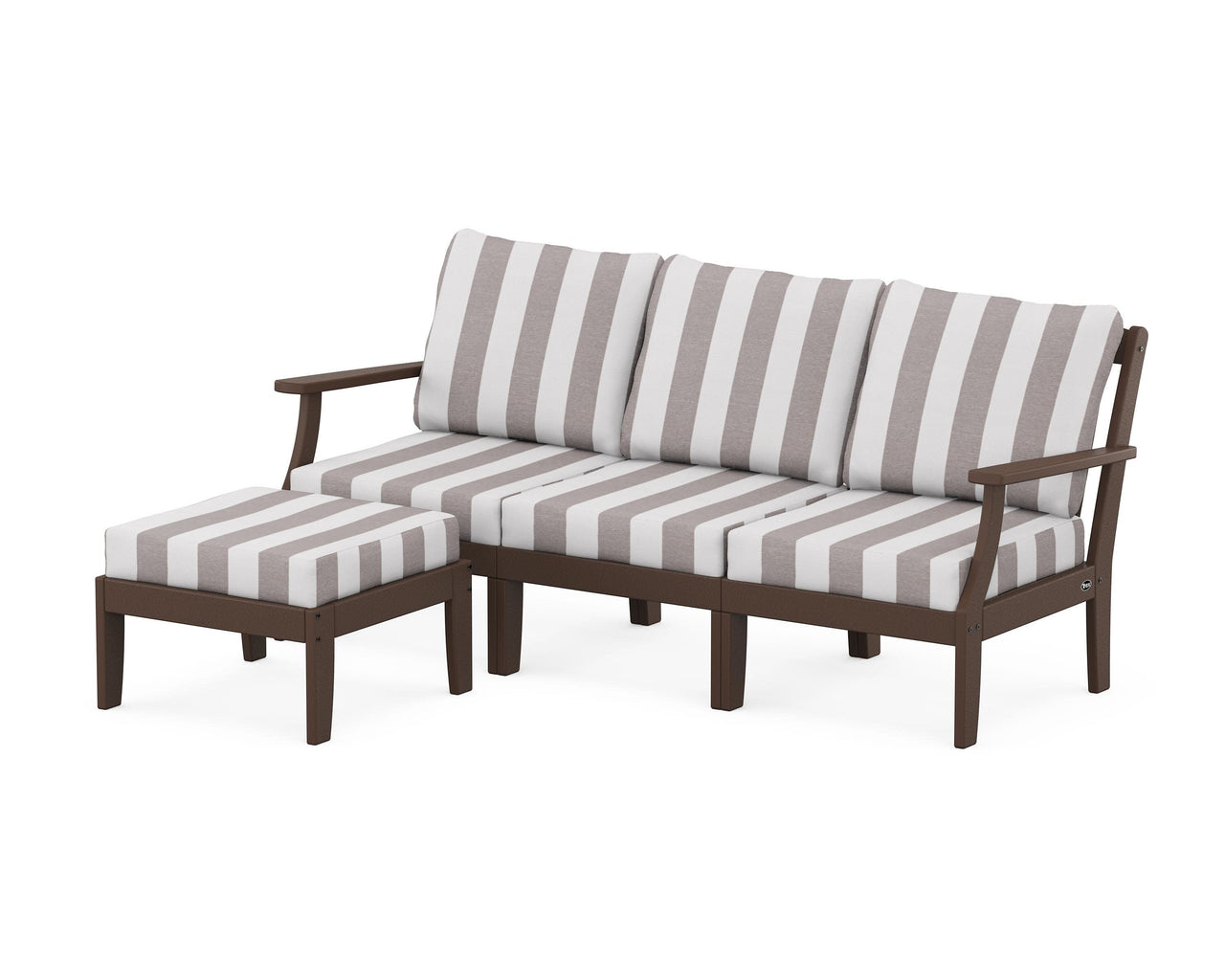 Trex Yacht Club Modular 4-Piece Deep Seating Set with Ottoman