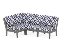 Thumbnail for Trex Yacht Club Modular 4-Piece Deep Seating Set