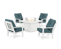Thumbnail for Trex Cape Cod 5-Piece Deep Seating Set with Fire Pit Table