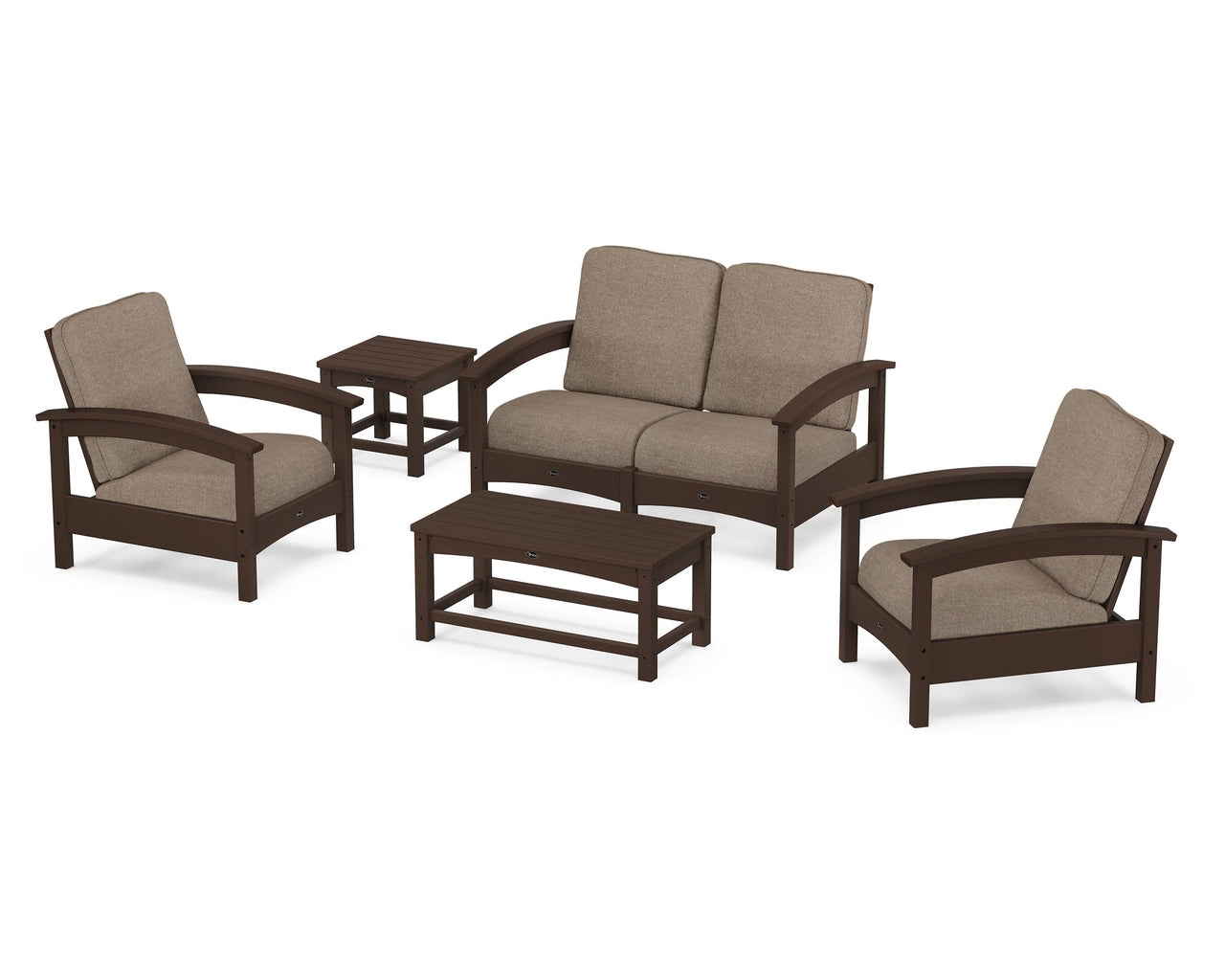Trex Rockport Club 6-Piece Deep Seating Conversation Set