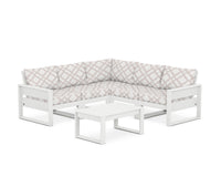 Thumbnail for Trex Eastport 6-Piece Deep Seating Sectional + Coffee Table Set