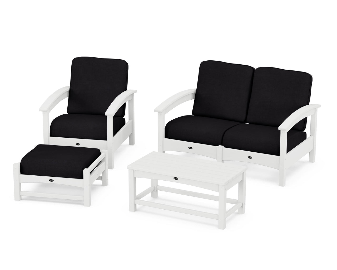 Trex Rockport 4-Piece Deep Seating Conversation Group