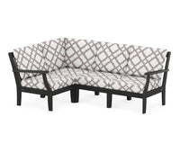 Thumbnail for Trex Yacht Club Modular 4-Piece Deep Seating Set