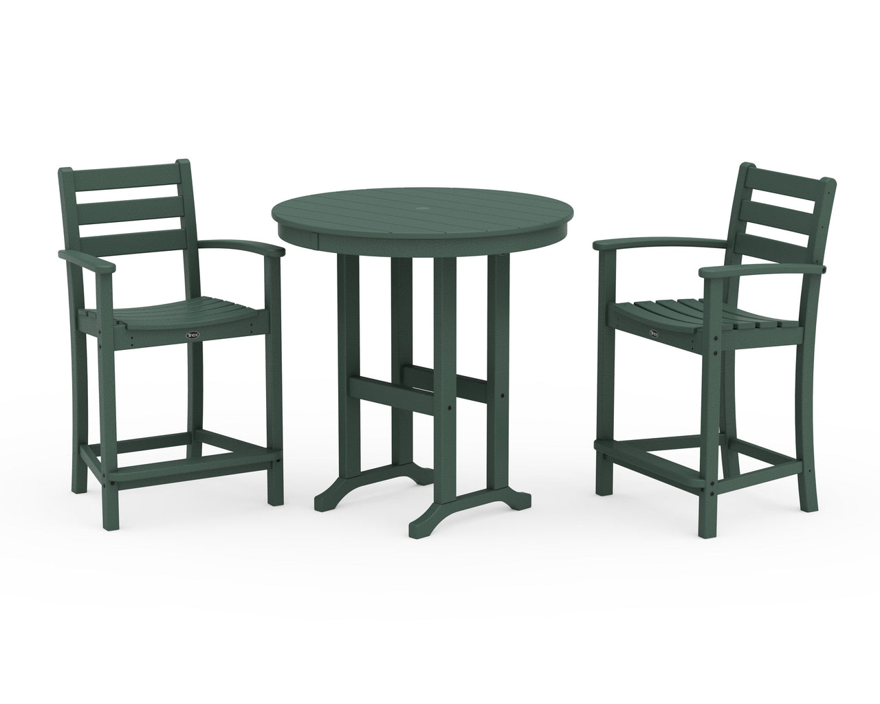 Trex Monterey Bay 3-Piece Arm Chair Counter Set