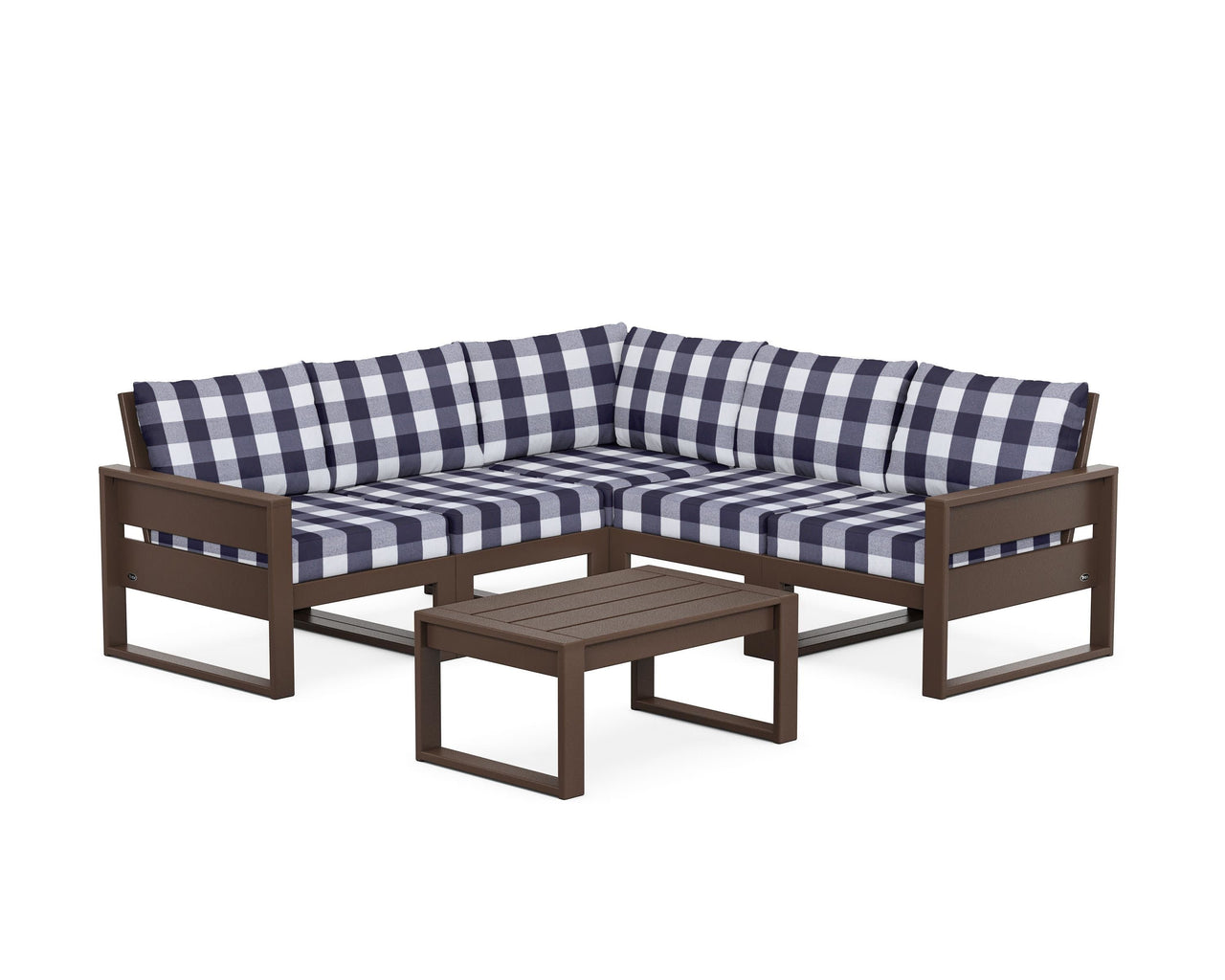 Trex Eastport 6-Piece Deep Seating Sectional + Coffee Table Set