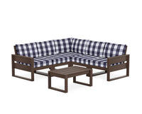 Thumbnail for Trex Eastport 6-Piece Deep Seating Sectional + Coffee Table Set