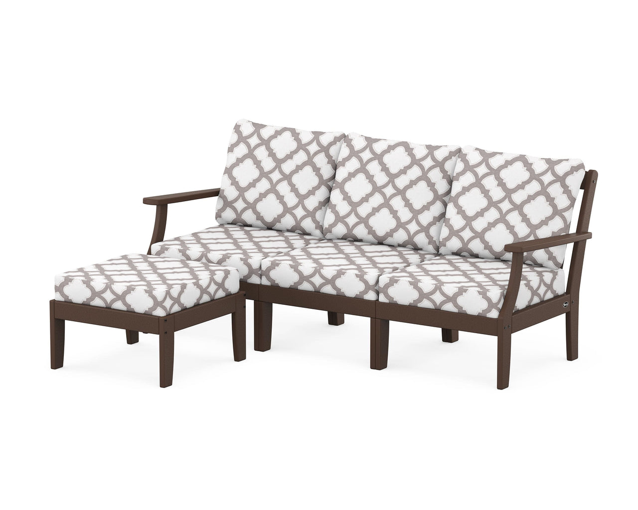 Trex Yacht Club Modular 4-Piece Deep Seating Set with Ottoman