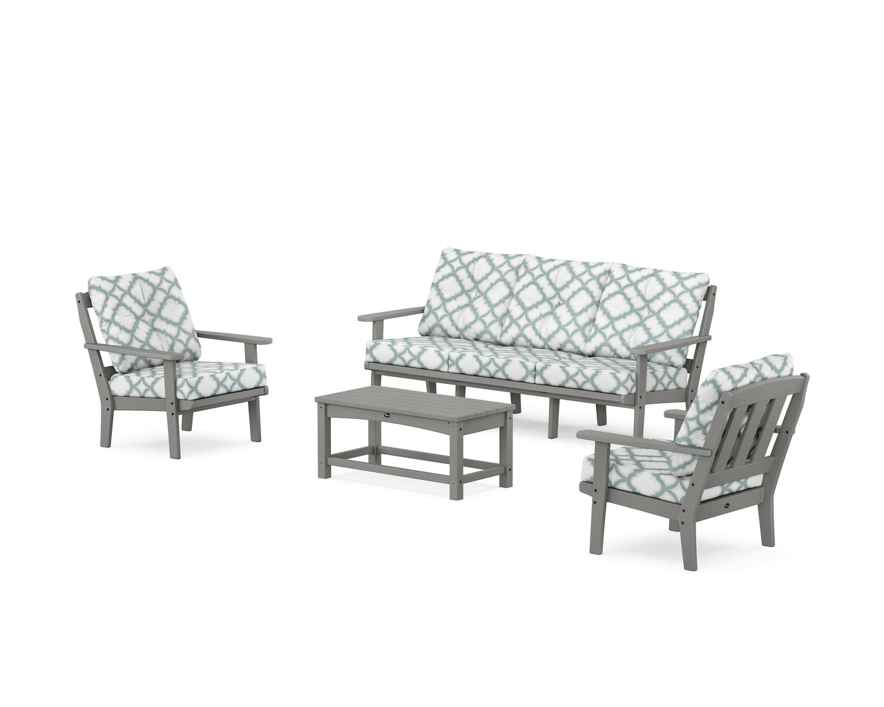 Trex Cape Cod 4-Piece Deep Seating Set with Sofa