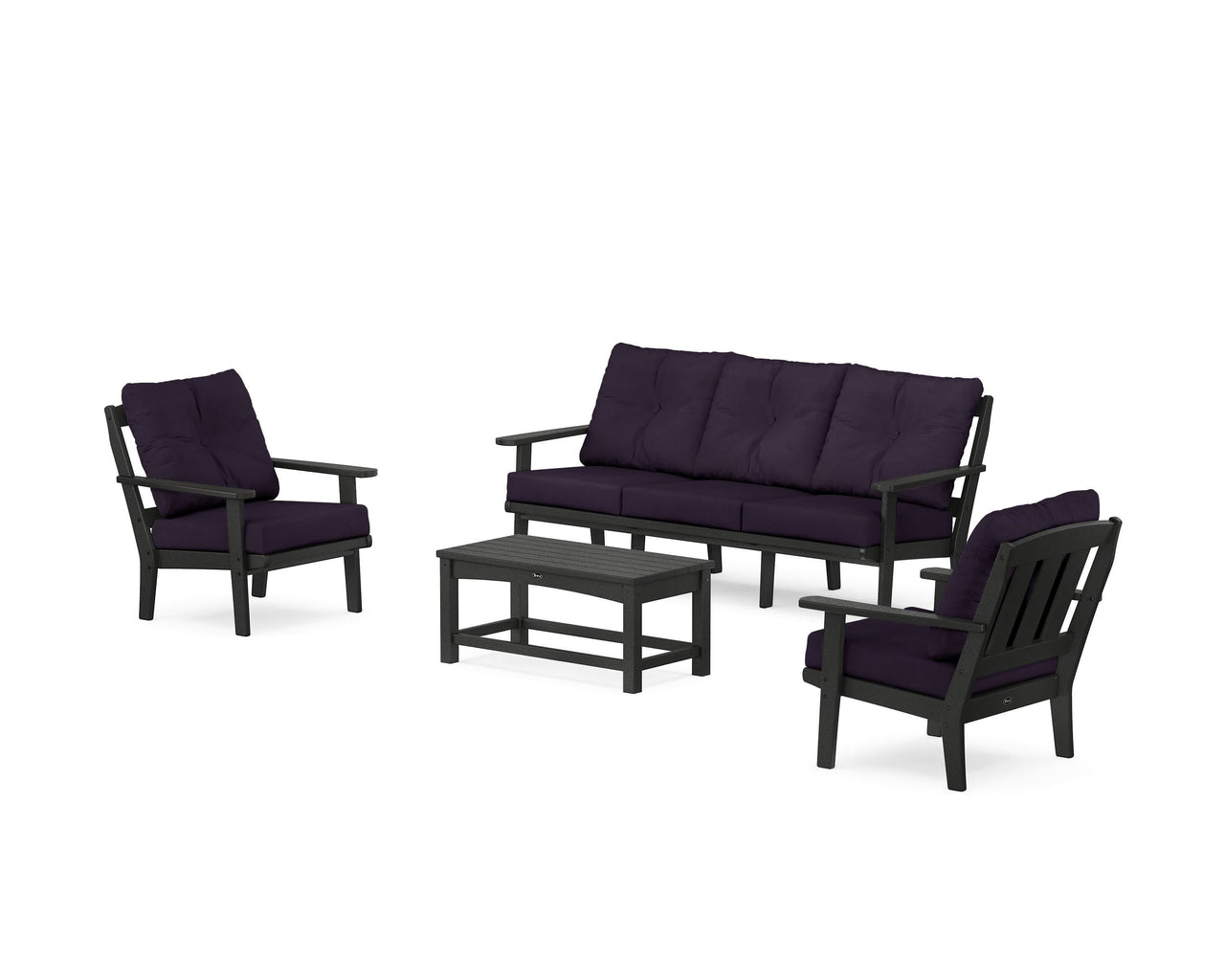 Trex Cape Cod 4-Piece Deep Seating Set with Sofa