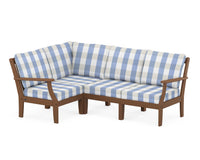 Thumbnail for Trex Yacht Club Modular 4-Piece Deep Seating Set