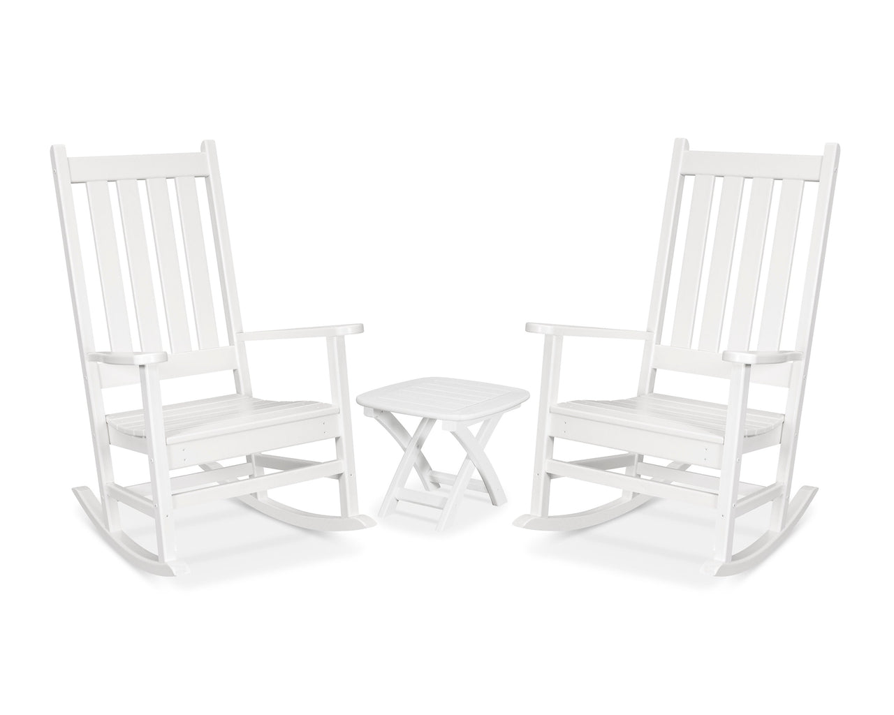 Trex Cape Cod 3-Piece Porch Rocking Chair Set