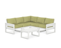 Thumbnail for Trex Eastport 6-Piece Deep Seating Sectional + Coffee Table Set