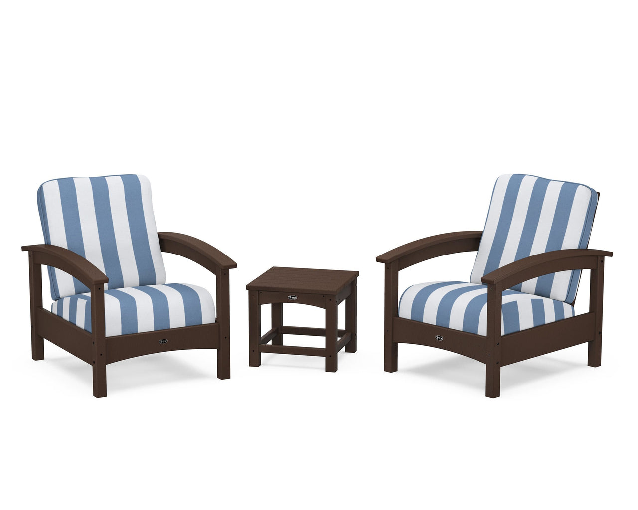 Trex Rockport Club 3-Piece Deep Seating Conversation Set