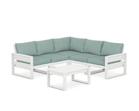 Thumbnail for Trex Eastport 6-Piece Deep Seating Sectional + Coffee Table Set
