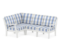 Thumbnail for Trex Yacht Club Modular 4-Piece Deep Seating Set