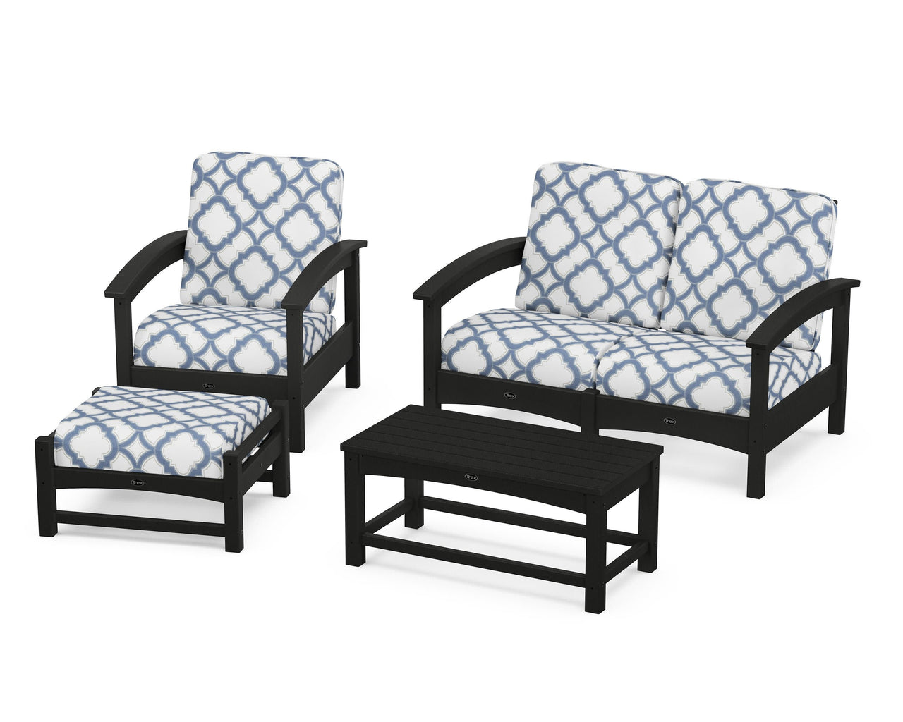 Trex Rockport 4-Piece Deep Seating Conversation Group