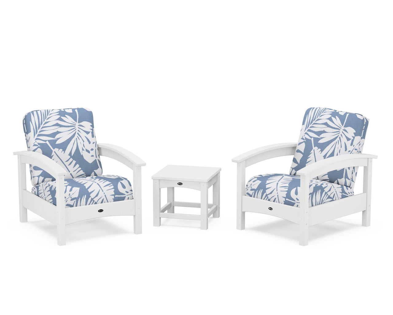Trex Rockport Club 3-Piece Deep Seating Conversation Set