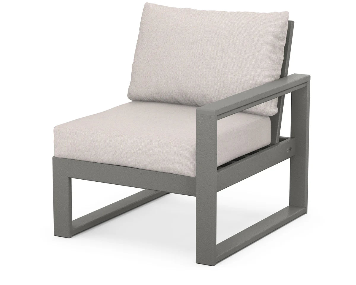 Polywood Edge Modular Right Arm Chair